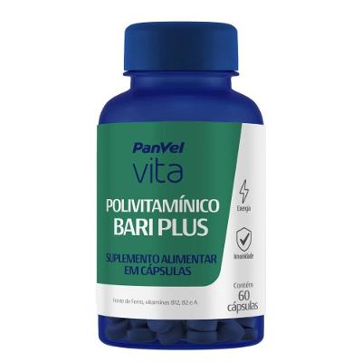 Suplemento Alimentar Polivitamínico Bari Plus Panvel Vita 60 Cápsulas Em Gel