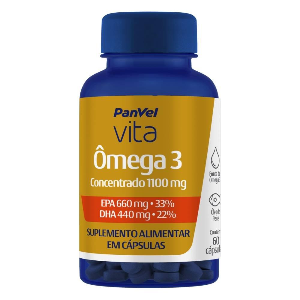 Suplemento Alimentar Ômega Concentrado Panvel Vita 60 Cápsulas - 1