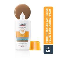 Protetor Solar Facial Eucerin Sun Hydro Fluid Cor Escura Fps70 50ml - 1