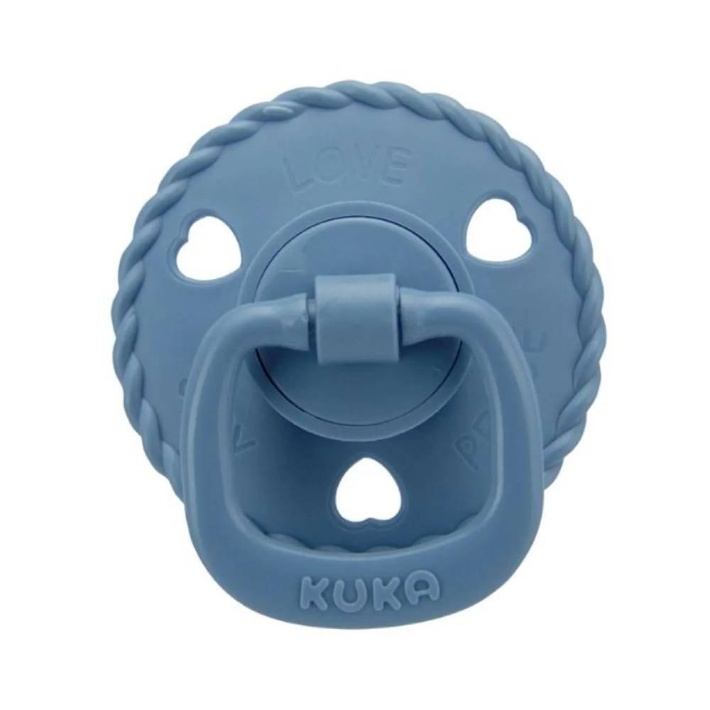 Chupeta Kuka Classic Azul 6 Meses + Com 1 Unidade - 1