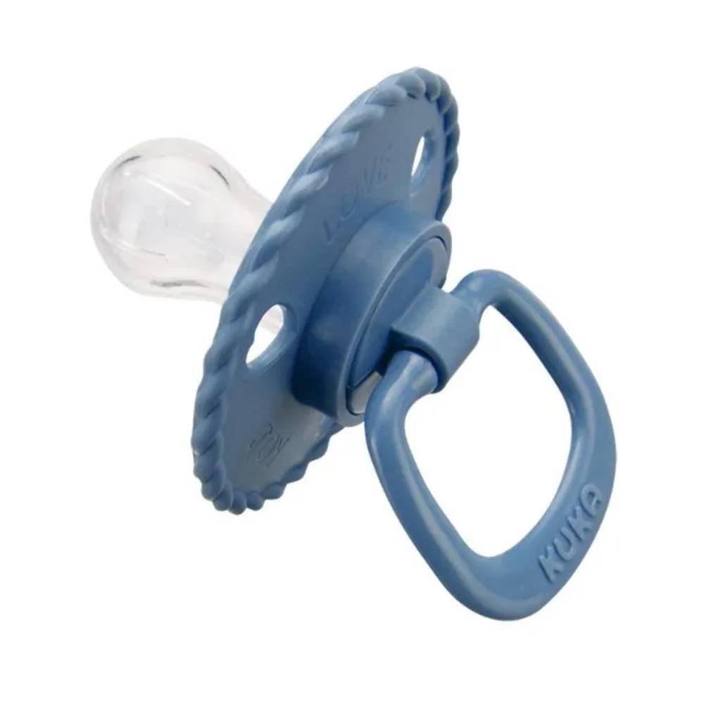 Chupeta Kuka Classic Azul 6 Meses + Com 1 Unidade - 2