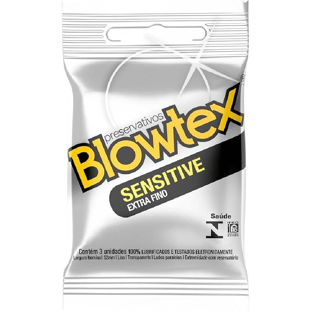 Preservativo Blowtex Sensitive Com 3 Unidades - 1