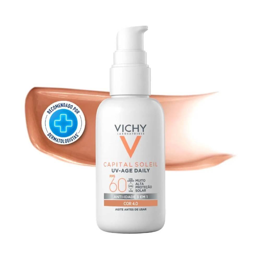 Protetor Solar Facial Vichy Capital Soleil Uv-age Daily Fps60 4.0 40g - 2