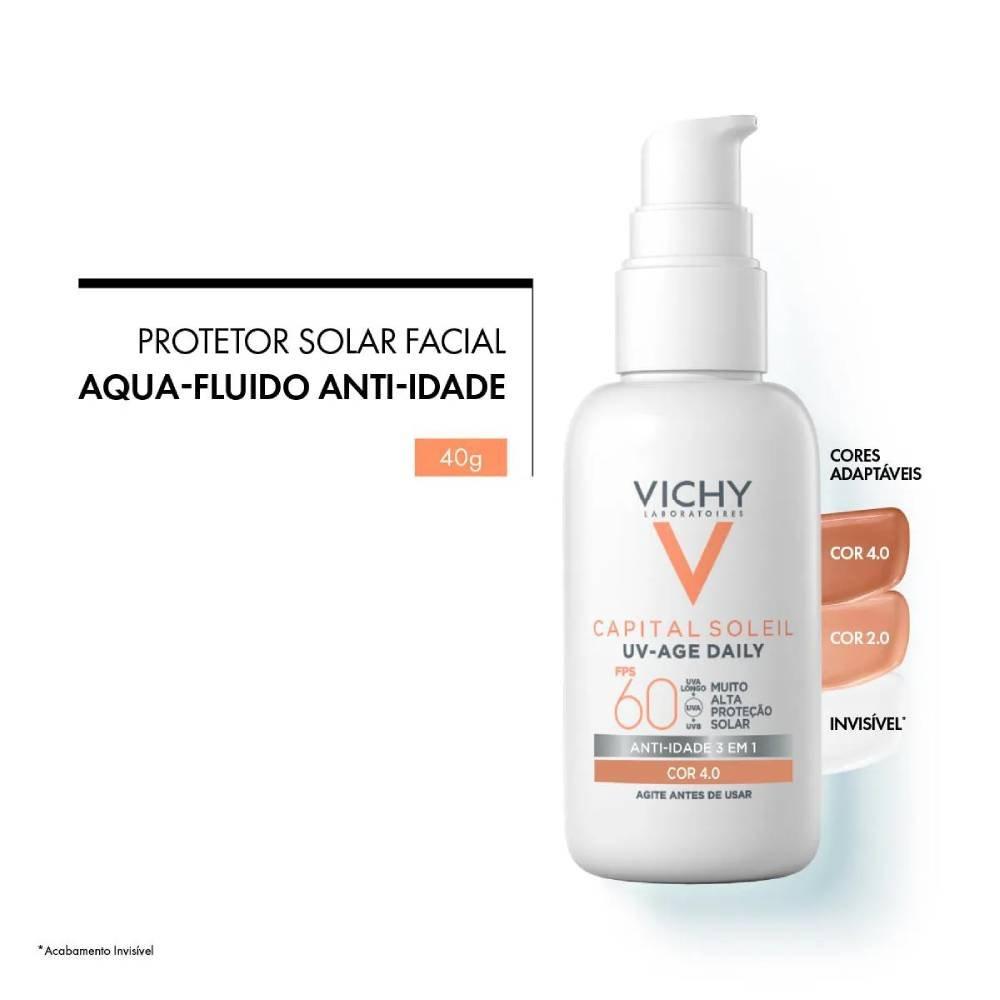 Protetor Solar Facial Vichy Capital Soleil Uv-age Daily Fps60 4.0 40g - 3