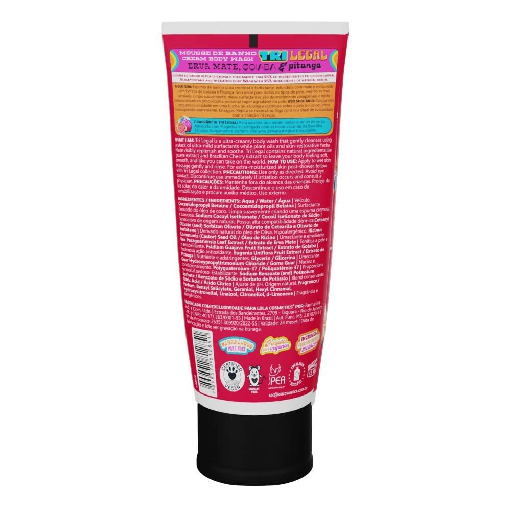 Sabonete Líquido Corporal Mousse De Banho Lola Cosmetics Tri Legal 200ml - 2