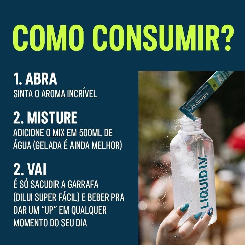 Suplemento Alimentar Liquid Iv Hydramulti Sabor Limão 16 Sachês De 16g - 3