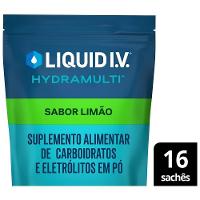 Suplemento Alimentar Liquid Iv Hydramulti Sabor Limão 16 Sachês De 16g - 1