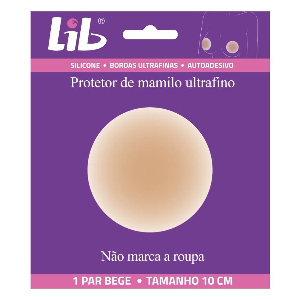 Protetor De Mamilo Lib Ultrafino 10cm Bege 1 Par - 1