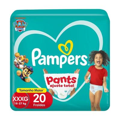 Fralda Pampers Pants Mega Ajuste Total Xxxg 20 Unidades