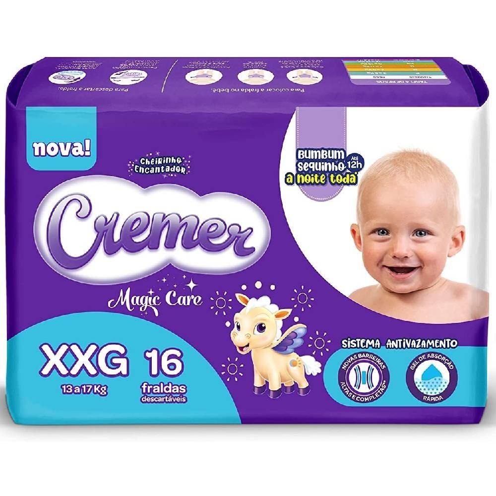 Fralda Cremer Magic Care Jumbo Xxg 16 Unidades - 1
