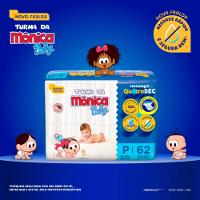 Fralda Turma Da Mônica Baby P Com 62 Unidades - 3