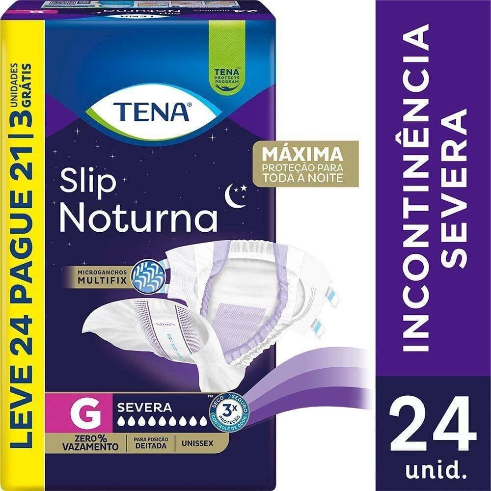 Fralda Geriátrica Tena Slip Noturna G 24 Unidades - 2