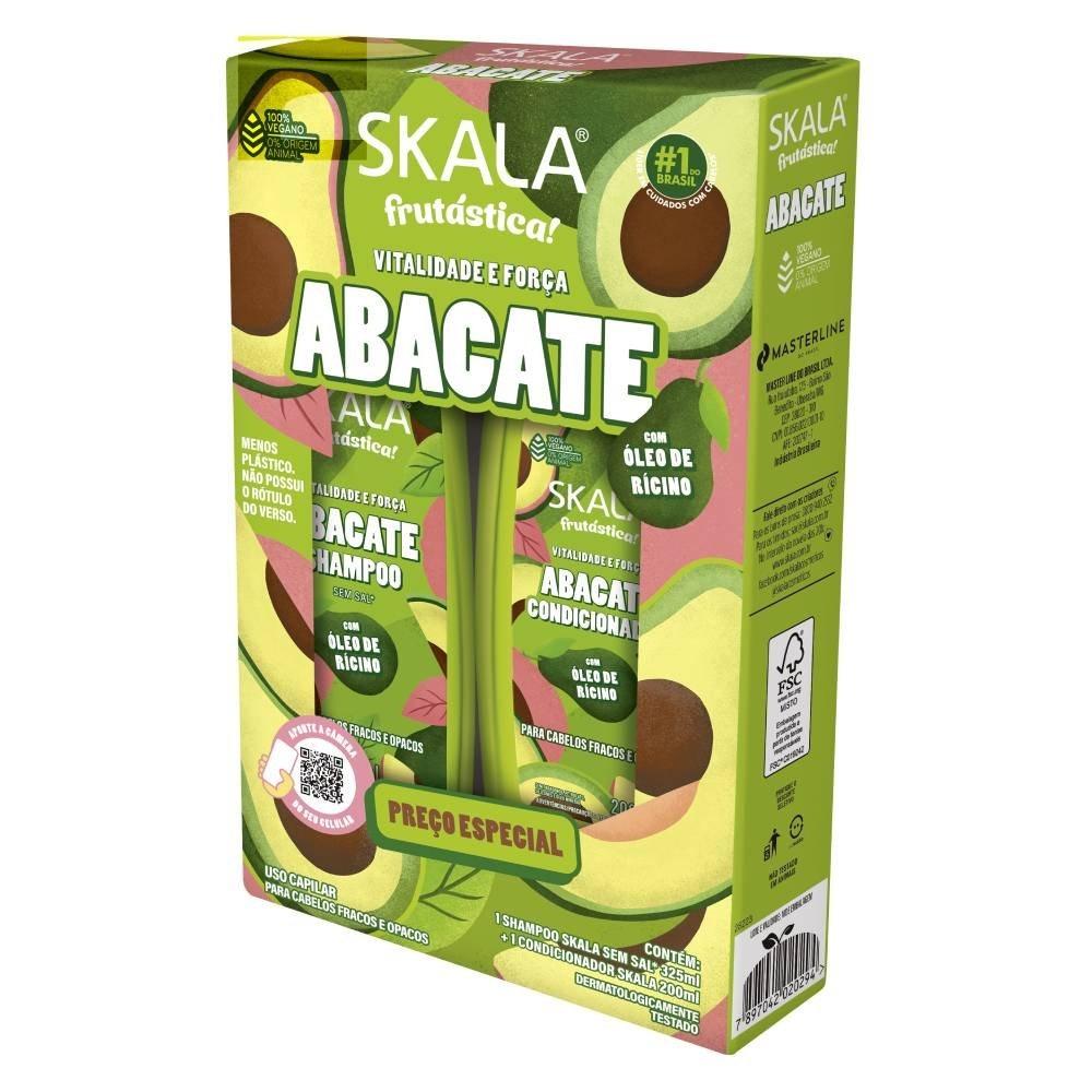 Kit Skala Abacate Shampoo 325ml + Condicionador 200ml - 2
