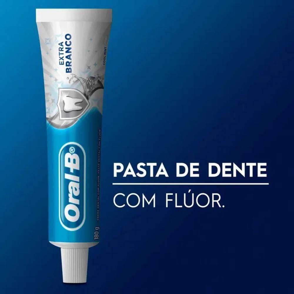 Kit Creme Dental Oral-b Extra Branco 3 Unidades 70g Cada - 3