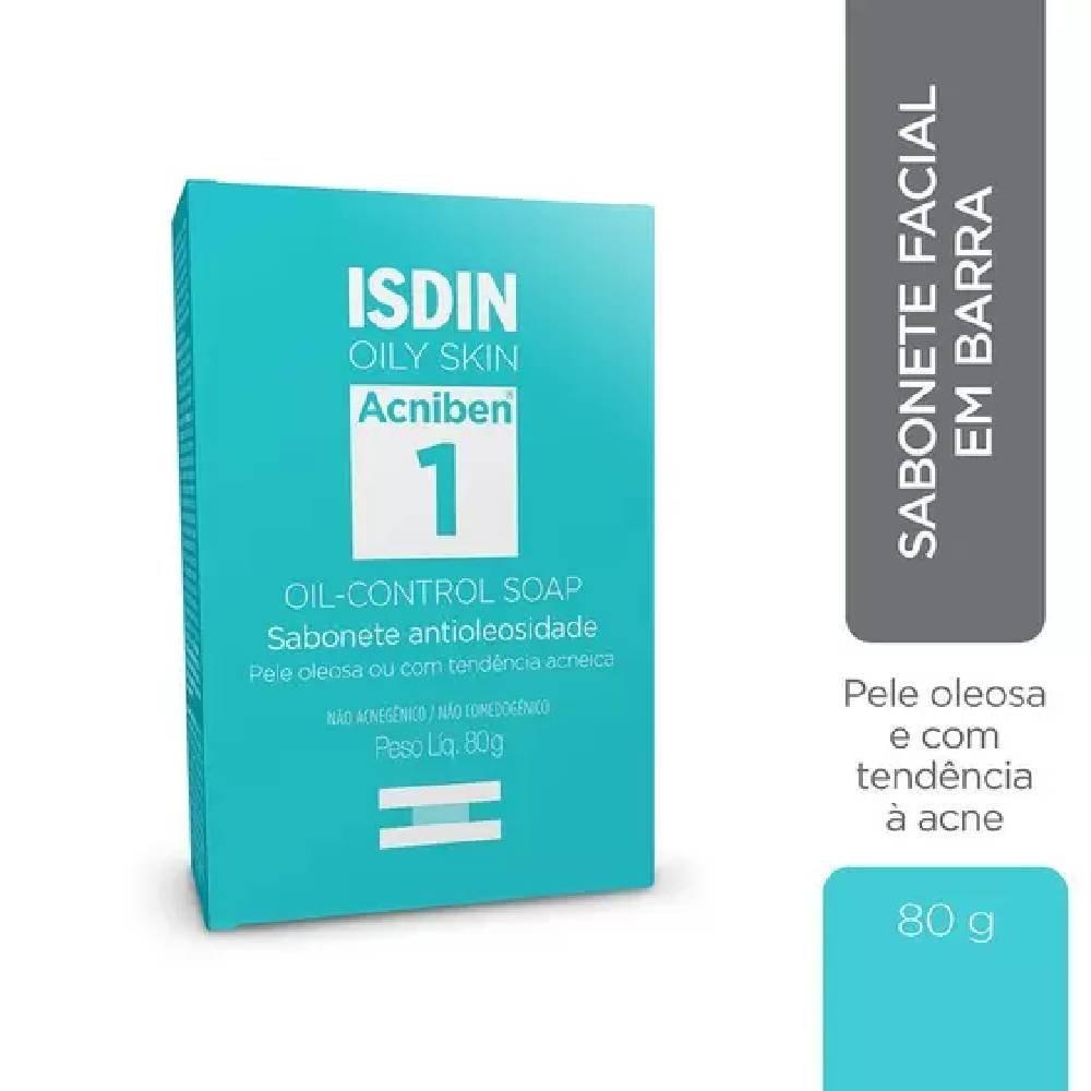 Sabonete Em Barra Isdin Acniben Antioleosidade 80g - 2