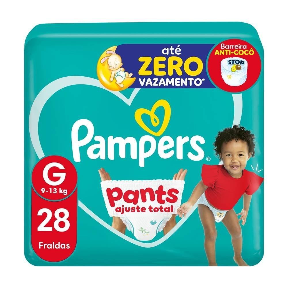 Fralda Pampers Pants Mega Ajuste Total Tamanho G 28 Unidades - 1