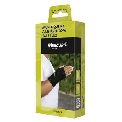 Munhequeira Mercur Com Tala Ajustável Flex Direita