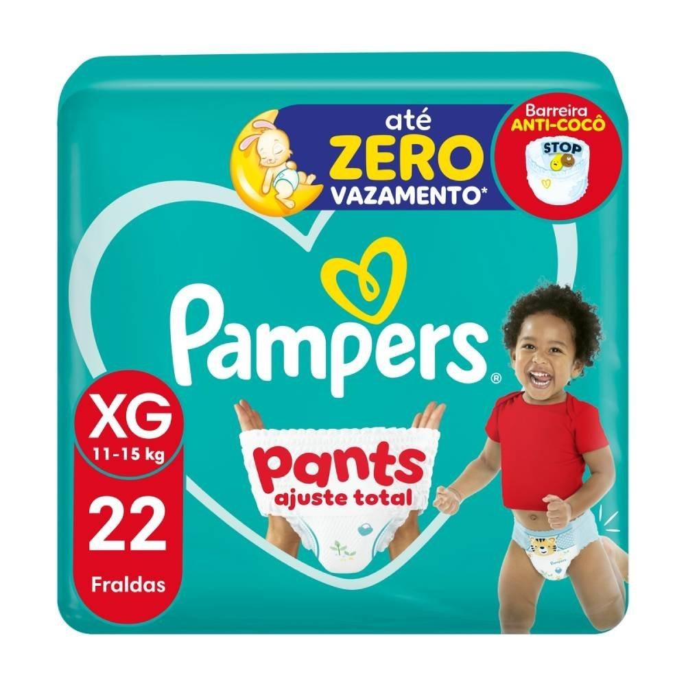 Fralda Pampers Pants Mega Ajuste Total Tamanho Xg 22 Unidades - 1