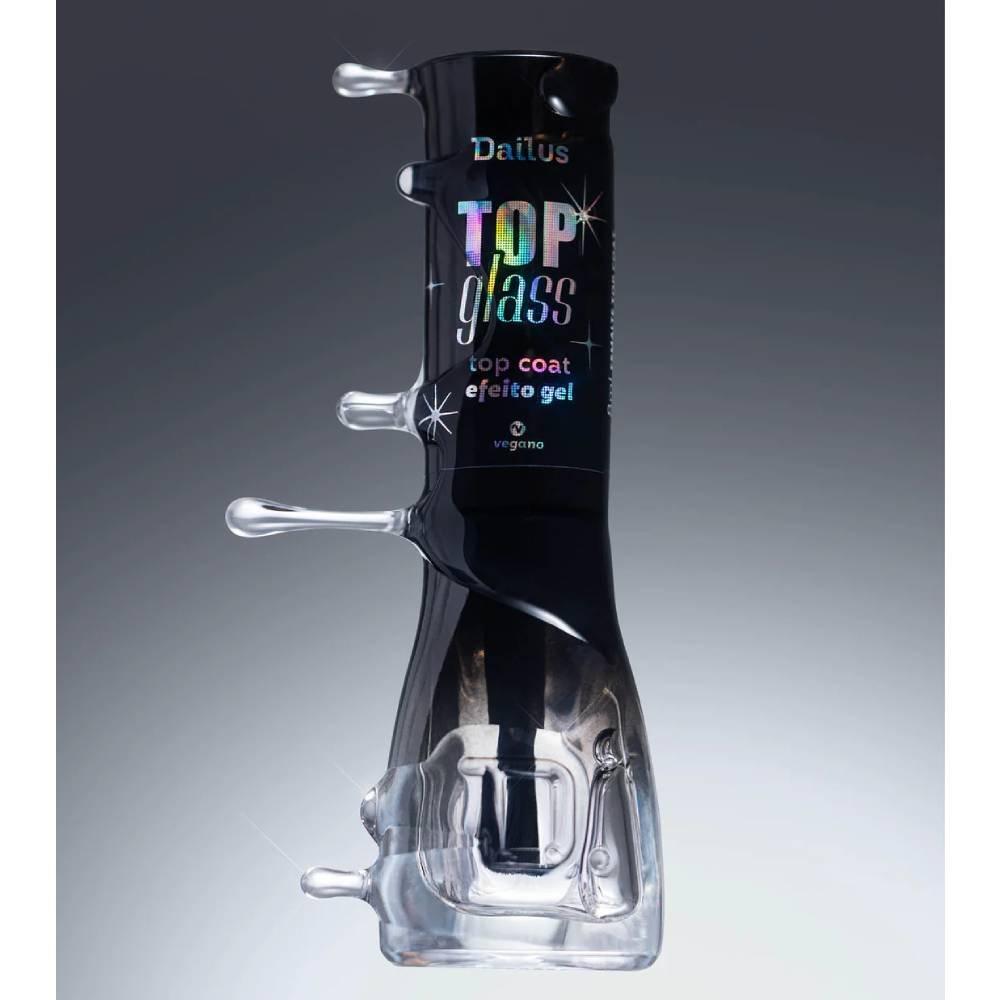 Esmalte Top Coat Dailus Glass Efeito Gel 8ml - 2