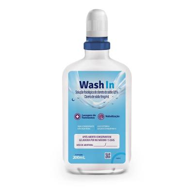 Wash In Solução Nebulização E Lavagem De Ferimentos Cloreto Sódio 0,9% 200ml