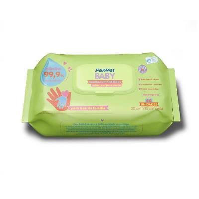 Toalha Umedecida Mão Corpo E Rosto Panvel Baby C 48 Unid