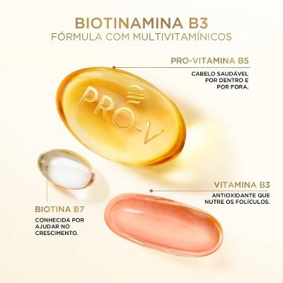Shampoo Pantene Pro-v Miracles Antiqueda & Nutrição Biotinamina B3 1l