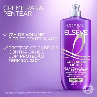Creme Para Pentear Elseve Collagen Lifter 250ml
