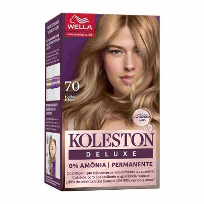 Tintura Koleston Deluxelouro Médio 7.0