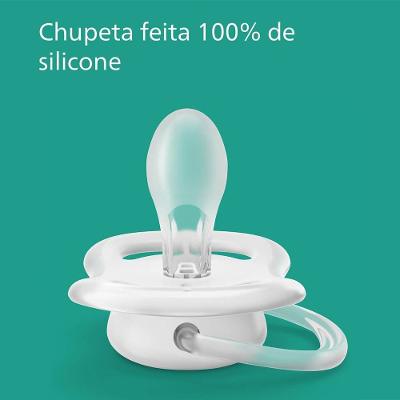Kit Chupeta Ultra Air Noturna 6 A 18 Meses Azul E Rosa 2 Unidades