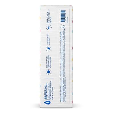 Algodão Quadrado Johnsons Baby Recém Nascido 100 Unidades