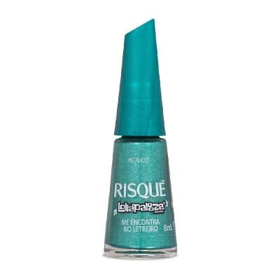 Esmalte Risqué & Lollapalooza Brasil Metálico Me Encontra No Letreiro 8ml