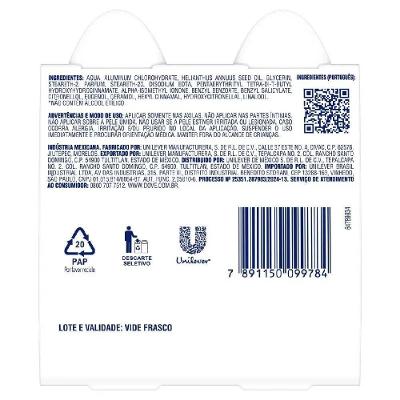 Kit Desodorante Roll-on Dove Original 2 Unidades 50ml Cada