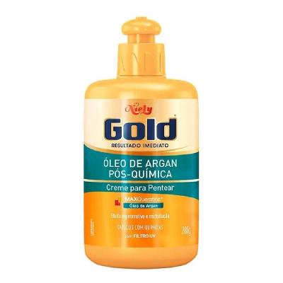 Creme Para Pentear Niely Gold Argan Pos Química 280g