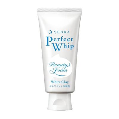 Espuma De Limpeza Facial Senka Perfect Whip White Clay 120g