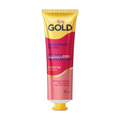 Creme De Tratamento Niely Gold Reconstrução Queratina 80g