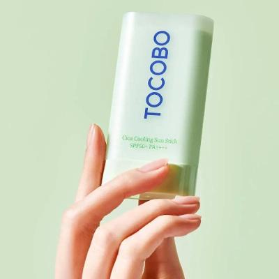 Protetor Solar Facial Em Bastão (stick) Refrescante Tocobo Cica Cooling Fps50+ 18g