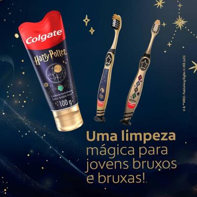 Kit Escova Dental Infantil Colgate Harry Potter 2 Unidades