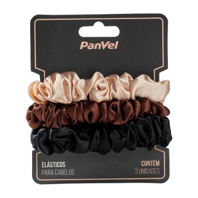 Kit 3 Elásticos Scrunchies Para Cabelo Panvel Terrosos