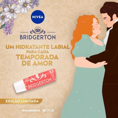 Hidratante Labial Nivea Bridgerton Chá De Pêssego 4,8g