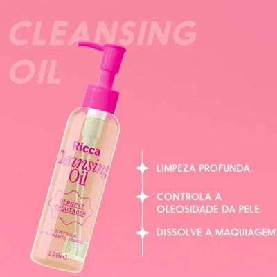 Óleo De Limpeza Facial Ricca Cleansing Oil 120ml
