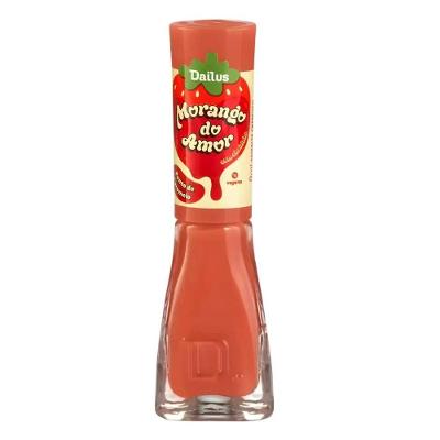 Esmalte Cremoso Dailus Morango Do Amor Ponto De Caramelo 8ml