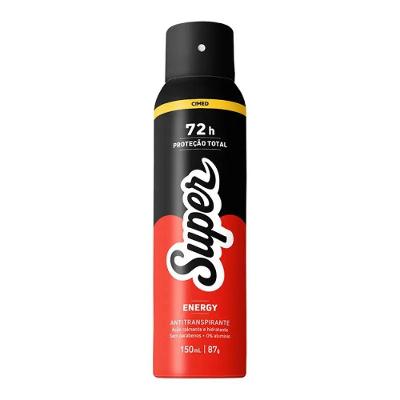 Desodorante Aerosol Cimed Super Energy 150ml