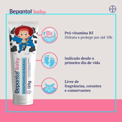 Creme Preventivo De Assaduras Bepantol Baby Toy Story Embalagem Sortida 120g
