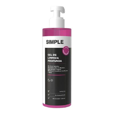Gel De Limpeza Facial Simple Organic Profunda 350g