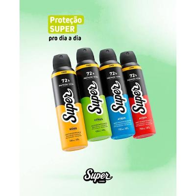 Desodorante Aerosol Cimed Super Wood 150ml
