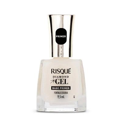 Base Fortalecedora De Unhas Risqué Diamond Gel Primer 9,5ml