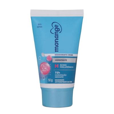 Desodorante Em Creme Monange Hidratante Ácido Hialurônico 50g