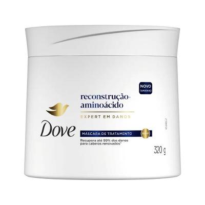 Máscara De Tratamento Capilar 10 Em 1 Dove Reconstrução + Aminoácido Expert Em Danos 320g