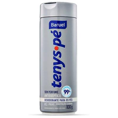 Talco Para Pés Pó Tenys Pé Sem Perfume 100g