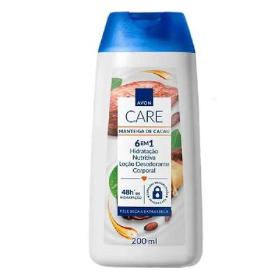 Loção Hidratante Corporal Avon Care Manteiga De Cacau 200ml